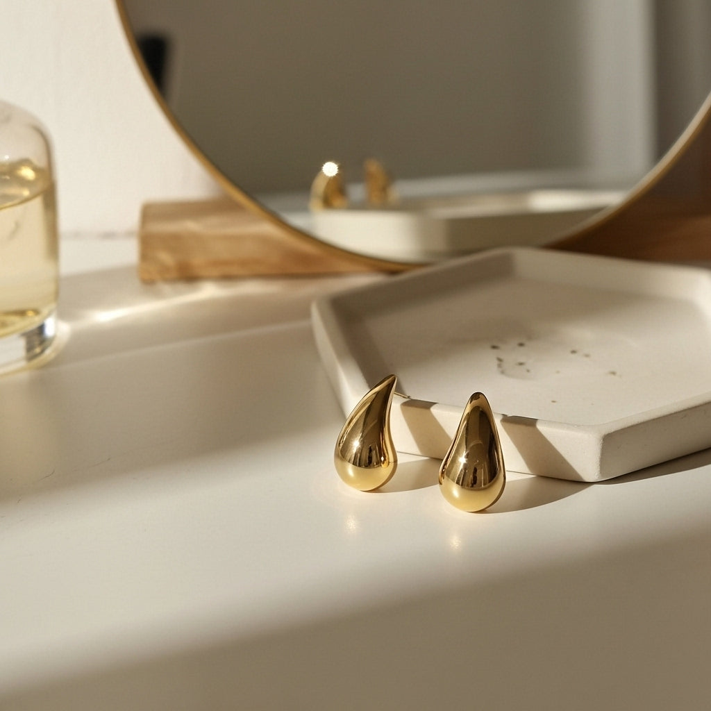 Teardrop Studs